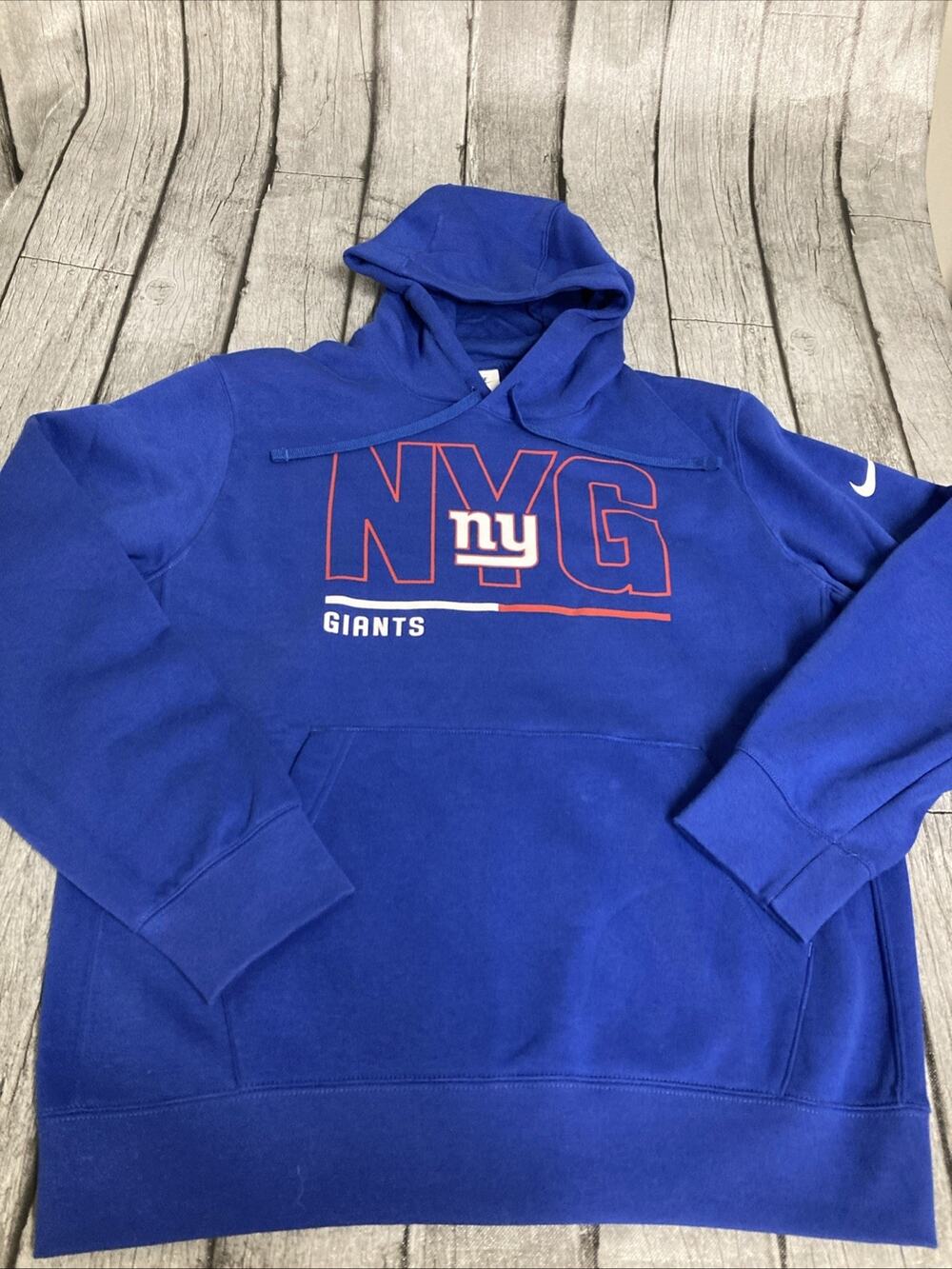 NWT Men’s Nike New York Giants City Code Hoodie Blue Medium Sweatshirt